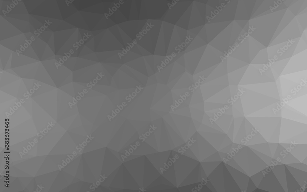 Light Silver, Gray vector polygonal pattern. Light Silver, Gray vector polygonal pattern.