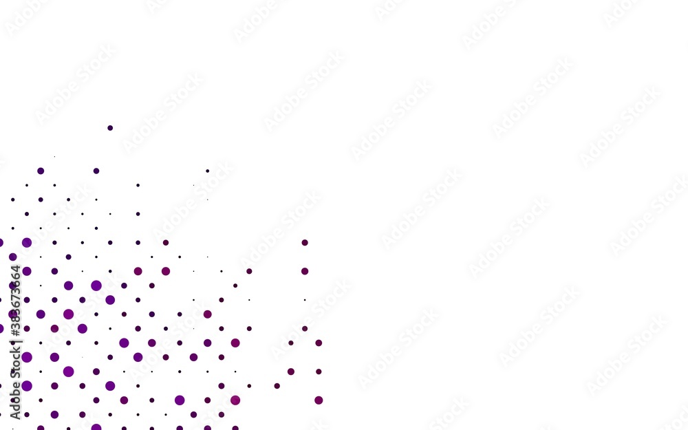 Obraz premium Light Purple vector texture with disks.