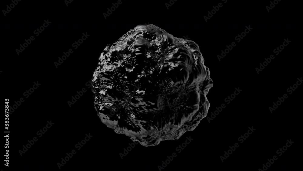 Fluid liquid blob, metaball morphing animation. Scattering and flowing of glossy liquid deforming organic molecule. Embedded alpha channel Fluid liquid blob, metaball morphing animation. Scattering and flowing of glossy liquid deforming organic molecule. Embedded alpha channel
