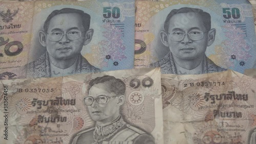 Wallpaper Mural King Bhumibol  on official currency of Thailand.. Ninth monarch of Thailand from Chakri dynasty, titled Rama IX   Torontodigital.ca