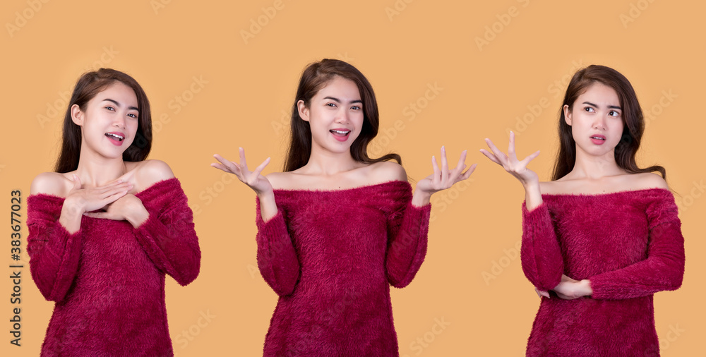 Portrait of beautiful asia young woman