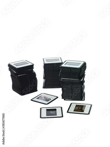 Collection of diapositive slides