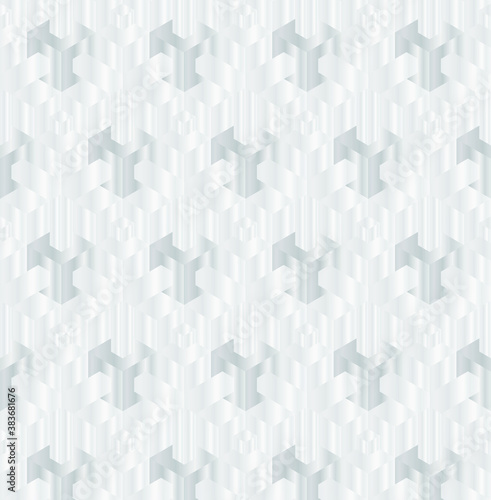 Abstract 3d white geometric background. White geometric texture. Abstract geometric white and gray color background. Vector background 3d paper art style can be used in cover design  book design