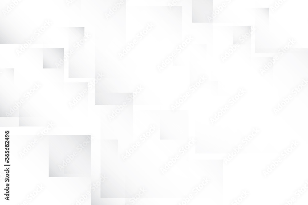 Obraz premium Abstract geometric white and gray color background. Vector, illustration. 
