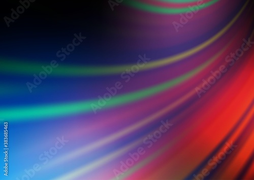 Dark Blue, Red vector abstract blurred template.