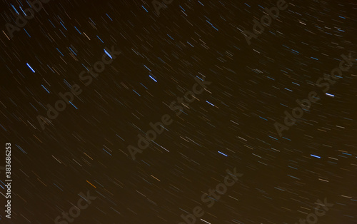 Long exposure constellation Ursa Major.