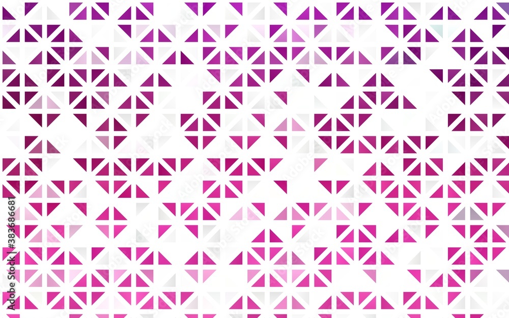 Light Pink vector seamless background with triangles. Light Pink vector seamless background with triangles.