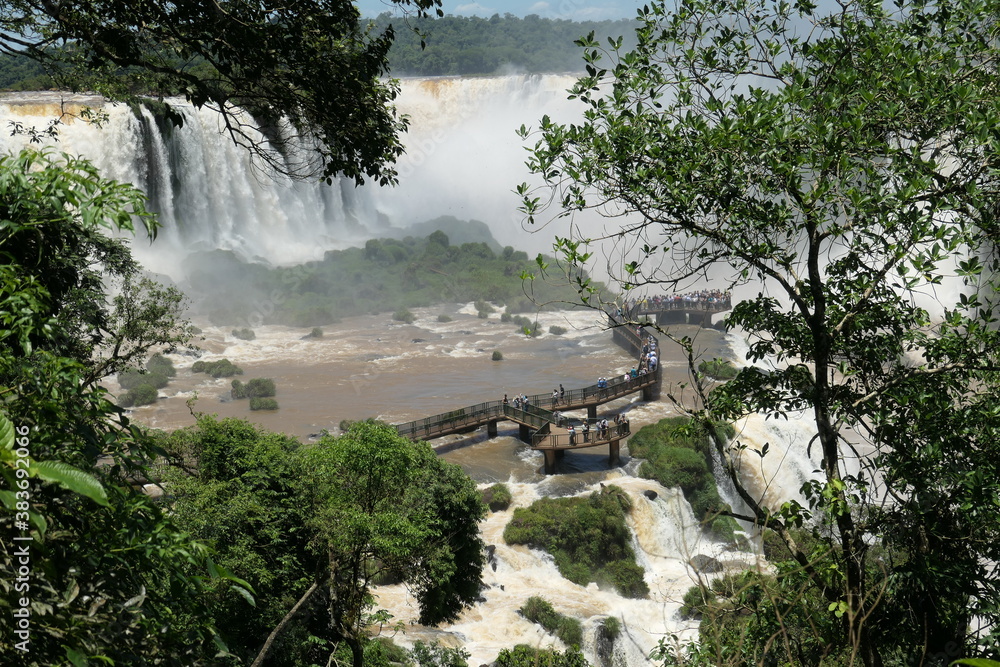 Fototapeta premium waterfall in the mountains