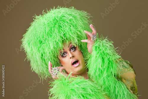 Quadro su tela Dramatic Drag Queen