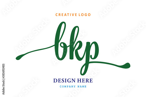 pharmacy logo BKPletter arrangement simple easy to understand and authoritative