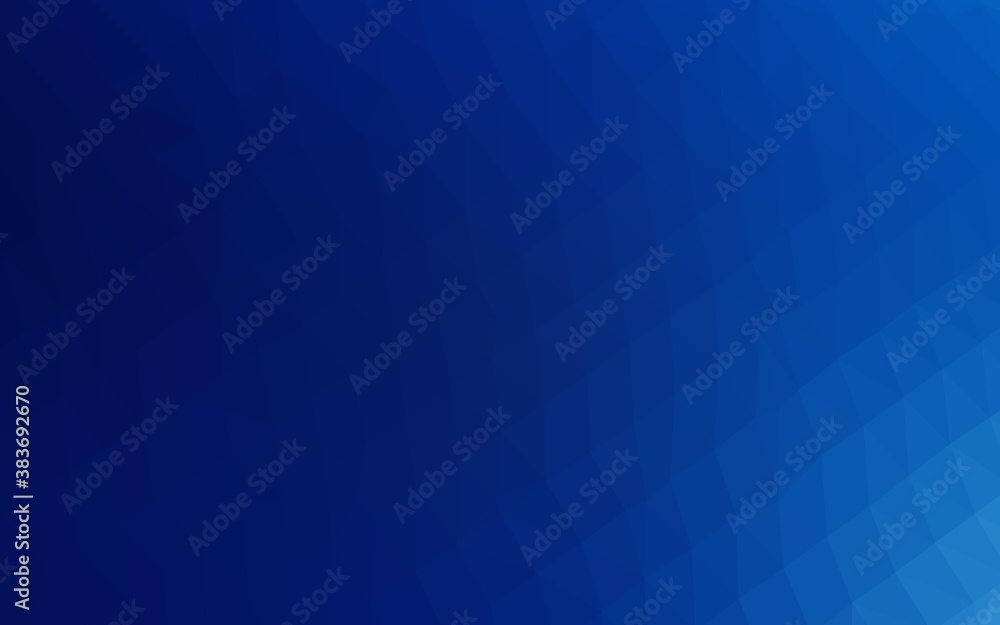 Dark BLUE vector abstract polygonal layout. Dark BLUE vector abstract polygonal layout.