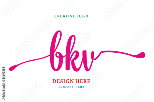 pharmacy logo BKVletter arrangement simple easy to understand and authoritative