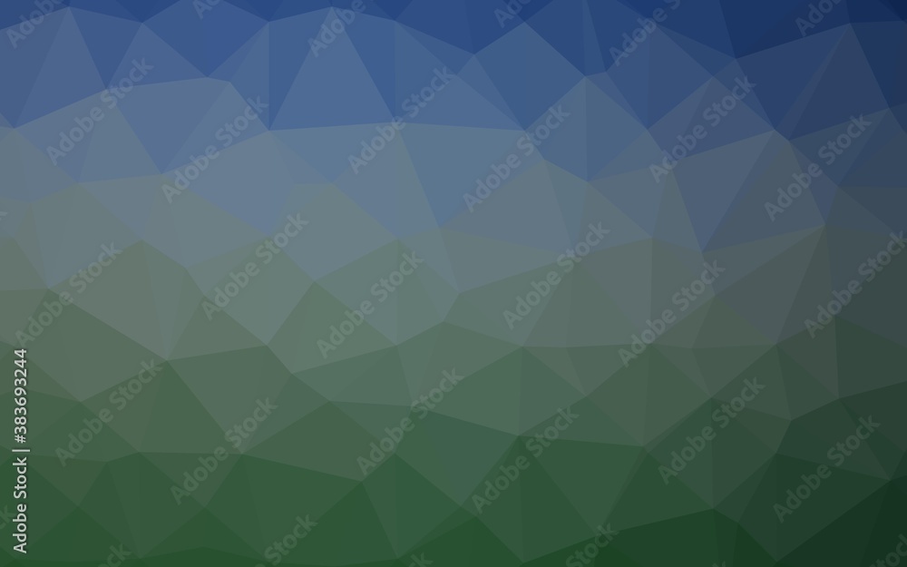 Dark Blue, Green vector abstract mosaic backdrop. Dark Blue, Green vector abstract mosaic backdrop.