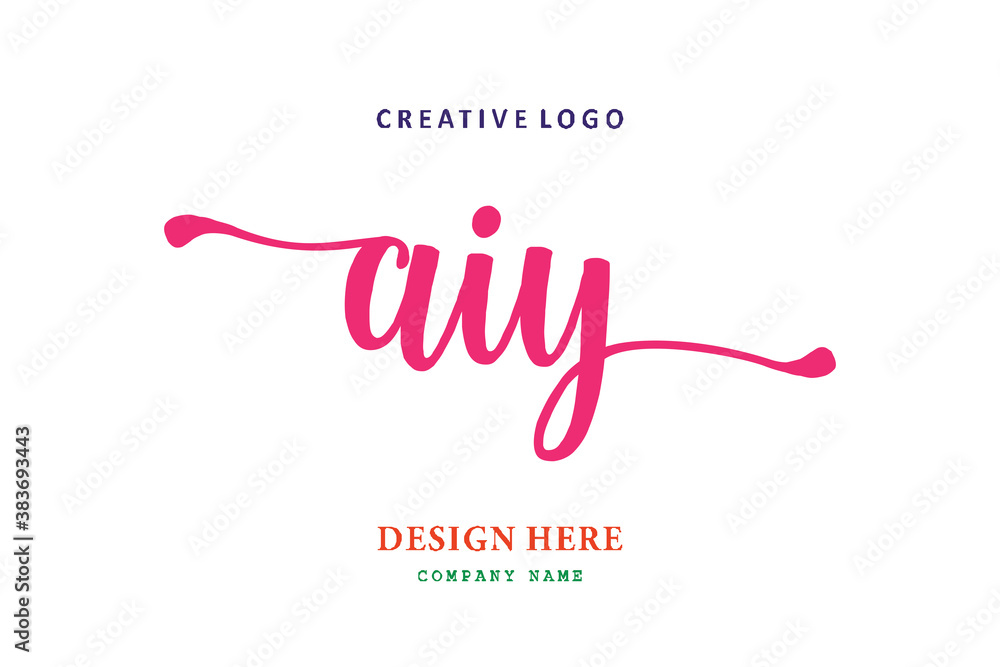 pharmacy logo AIY letter arrangement simple easy to understand and authoritative pharmacy logo AIY letter arrangement simple easy to understand and authoritative