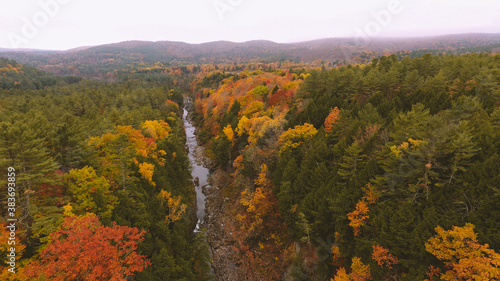 Ottauquechee River in Fall, Vermont