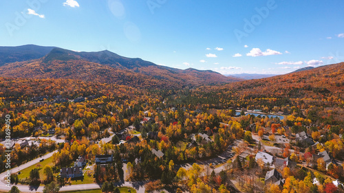 Waterville Valley, Autumn in New Hampshire photo