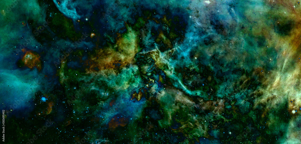 Nebula and galaxy. Deep space. Elements of this image furnished by NASA Nebula and galaxy. Deep space. Elements of this image furnished by NASA