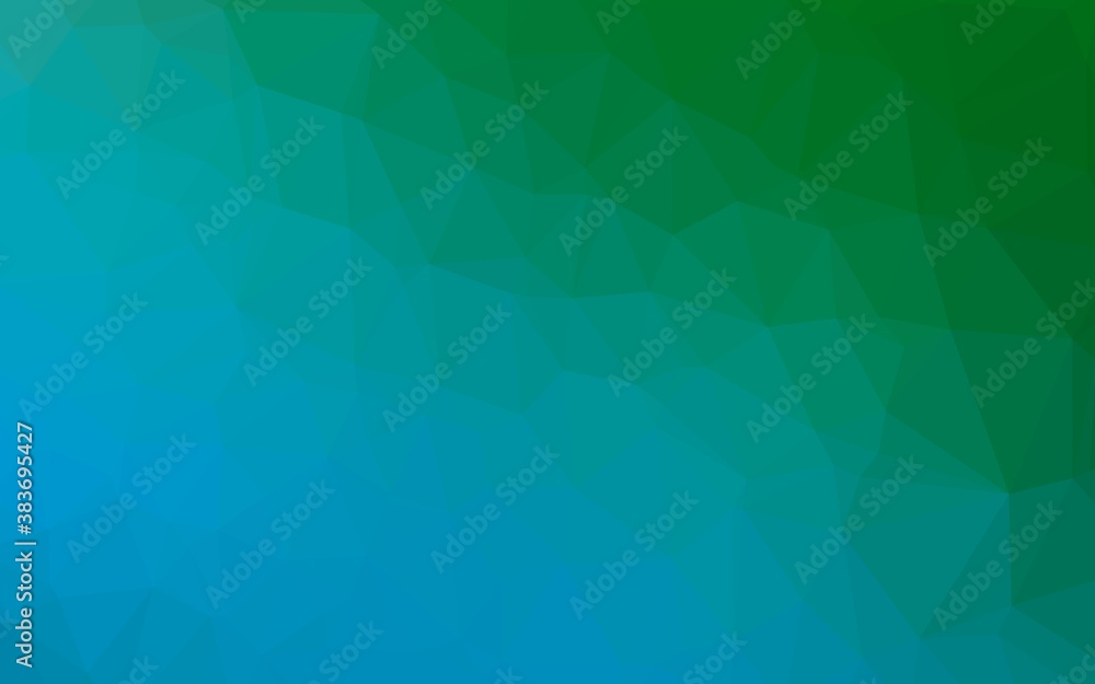Light Blue, Green vector triangle mosaic texture. Light Blue, Green vector triangle mosaic texture.