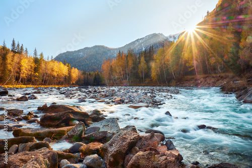 Altai river Kumir photo