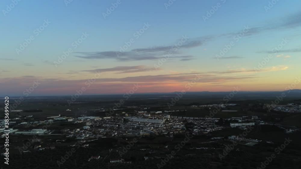 Elvas, historical city of Portugal near of Spain. Aerial drone Footage Elvas, historical city of Portugal near of Spain. Aerial drone Footage