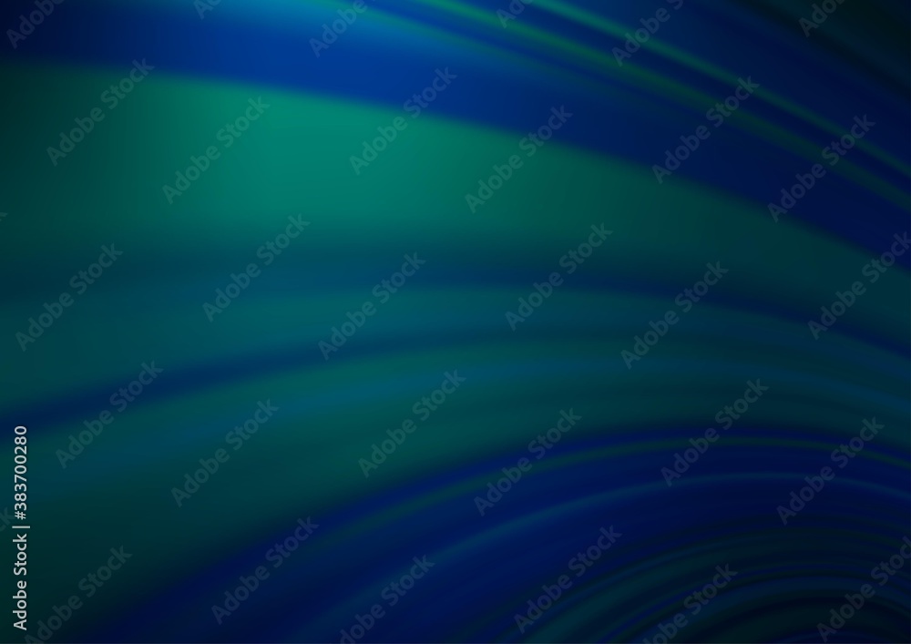 Fototapeta premium Dark BLUE vector glossy bokeh pattern.