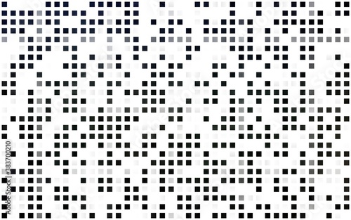 Light Black vector seamless texture in rectangular style.