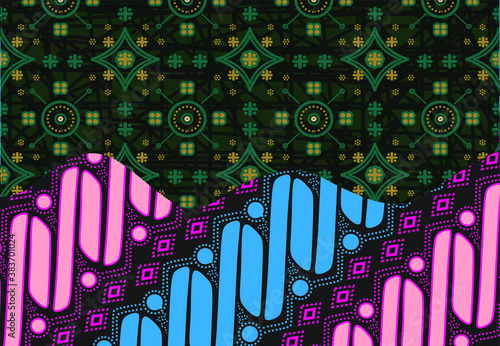 Indonesian batik motif, Batik is a technique of wax-resist dyeing applied to whole cloth, or cloth made using this technique originated from Indonesia