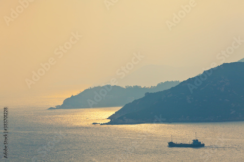 Photography Sunset over the ocean surface