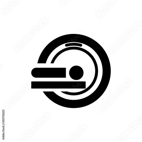 Magnetic resonance imaging (MRI) icon. Design template vector