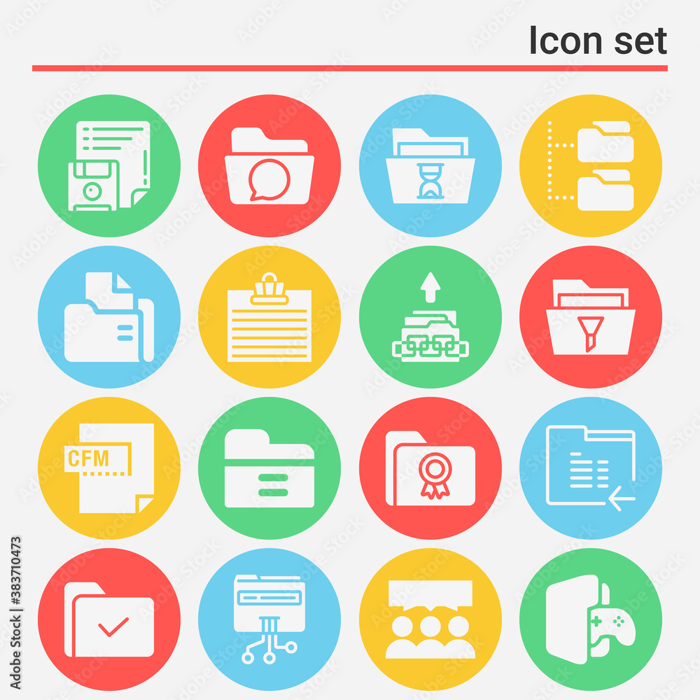 16 pack of convergence filled web icons set 16 pack of convergence filled web icons set