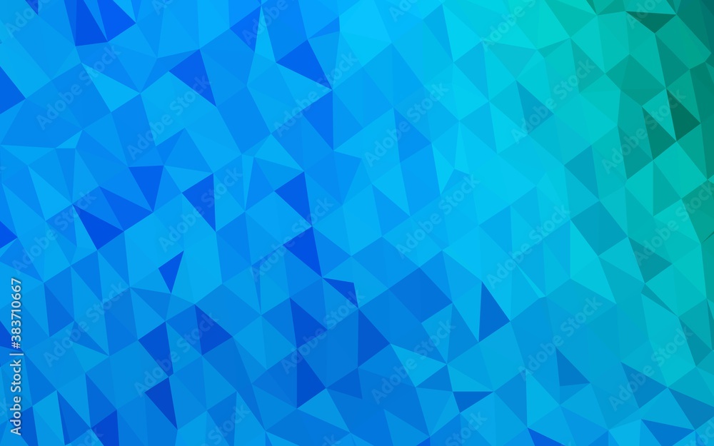 Light Blue, Green vector polygon abstract backdrop. Light Blue, Green vector polygon abstract backdrop.