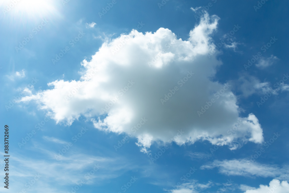 Fresh day cloudy blue sky Fresh day cloudy blue sky