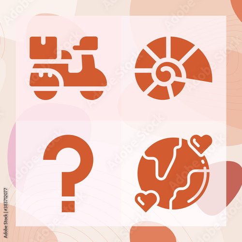Simple set of premise related filled icons