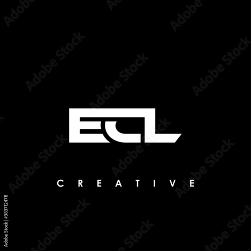 ECL Letter Initial Logo Design Template Vector Illustration	
