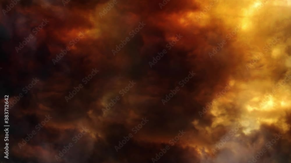 the atmosphere was thick and dark clouds with thunderstorms in them the atmosphere was thick and dark clouds with thunderstorms in them