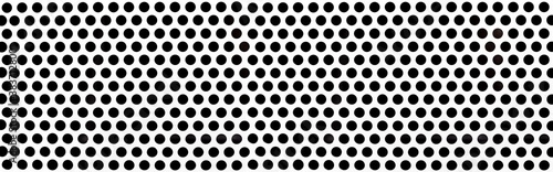 Panorama of White steel mesh screen pattern and seamless background