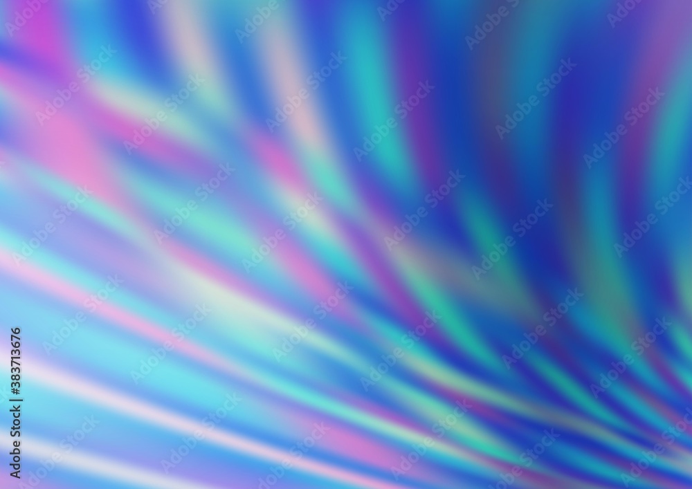 Fototapeta premium Light BLUE vector blurred bright background.