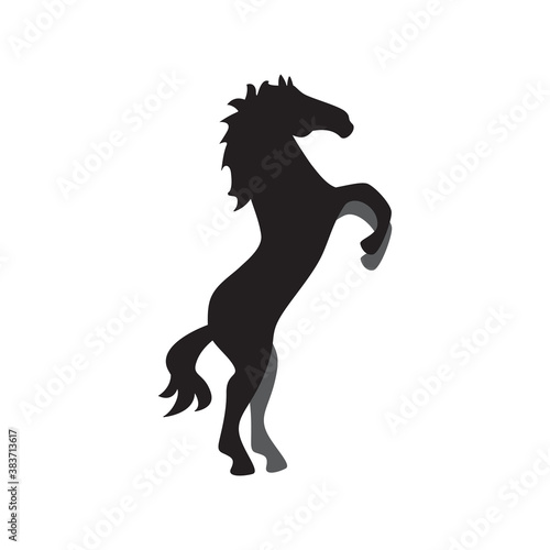 Horse icon illustration design template vector isolated