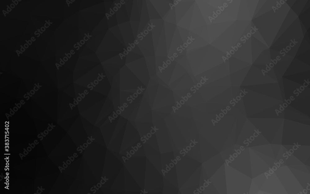 Dark Silver, Gray vector shining triangular background. Dark Silver, Gray vector shining triangular background.