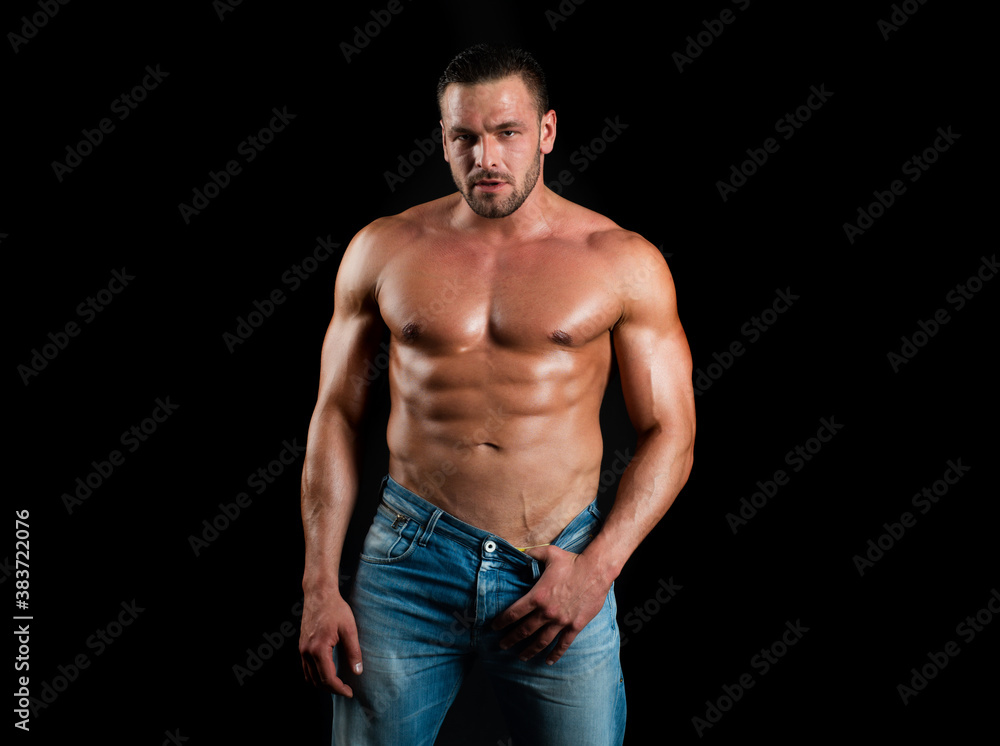 Sexy male bare torso. Athletic Man showing his perfect naked body. Sexy male bare torso. Athletic Man showing his perfect naked body.