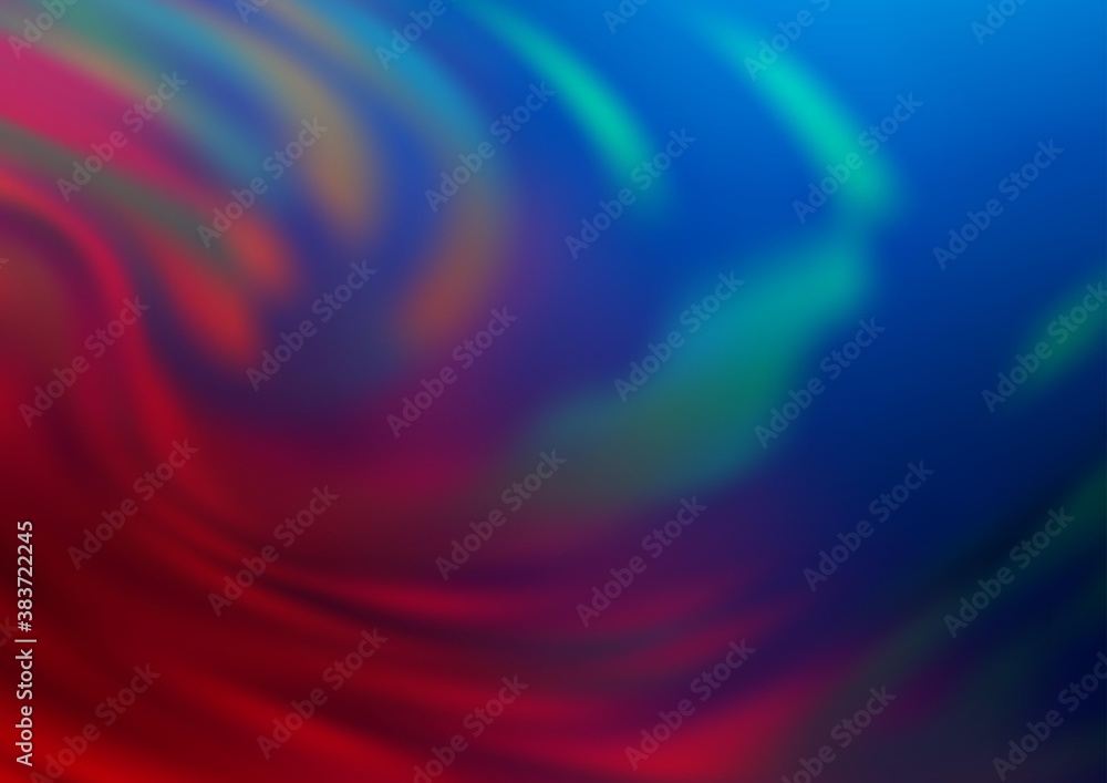 Dark Blue, Red vector blurred bright pattern. Dark Blue, Red vector blurred bright pattern.