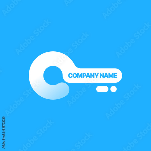 key logo icon, lock logo