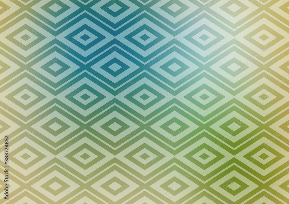 Light Blue, Green vector backdrop with lines, cubes.