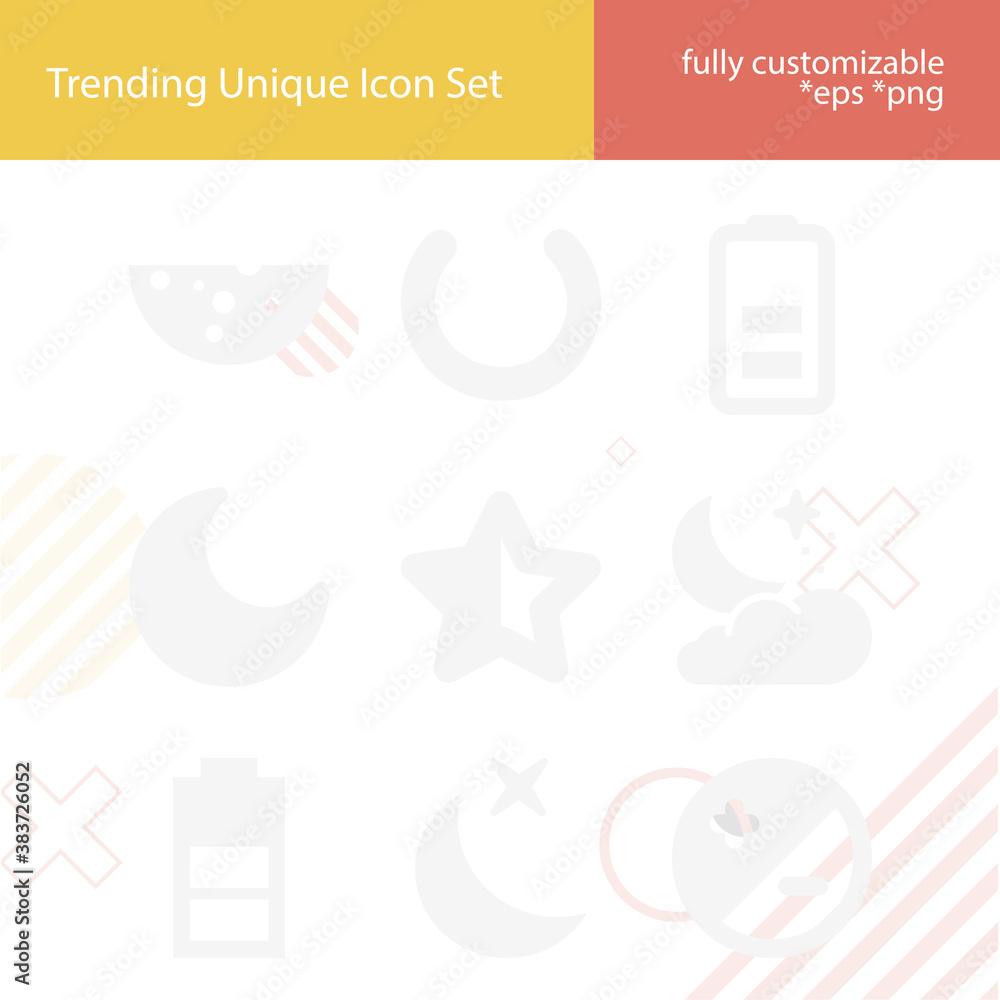 Simple set of fifty percent related filled icons. Simple set of fifty percent related filled icons.