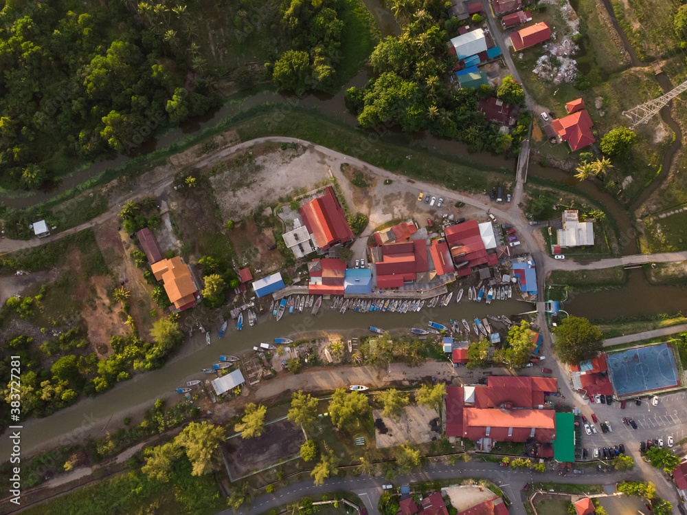 Aerial view of Crystal Bay, Malacca Aerial view of Crystal Bay, Malacca