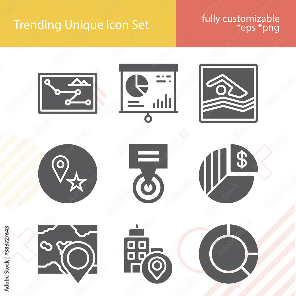 Simple set of diagrams related filled icons. Simple set of diagrams related filled icons.