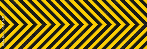Diagonal yellow and black stripe lines pattern. Abstract geometric striped style texture design