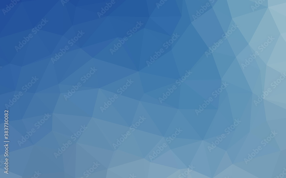 Light BLUE vector shining triangular template. Light BLUE vector shining triangular template.