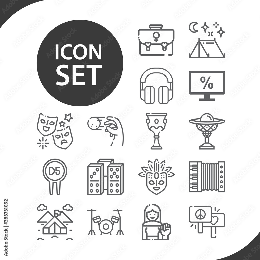 Simple set of progressive related lineal icons. Simple set of progressive related lineal icons.