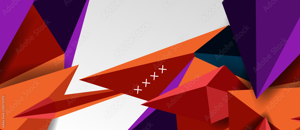 3d low poly abstract shape background vector illustration 3d low poly abstract shape background vector illustration